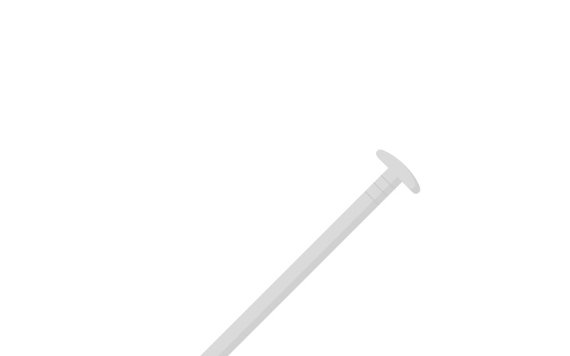 Ilustración vectorial de clavos de acero premium para proyectos de diseño industrial