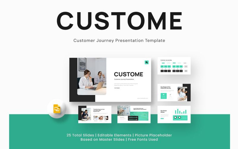 Customere – Google Slides-Vorlage für die Customer Journey