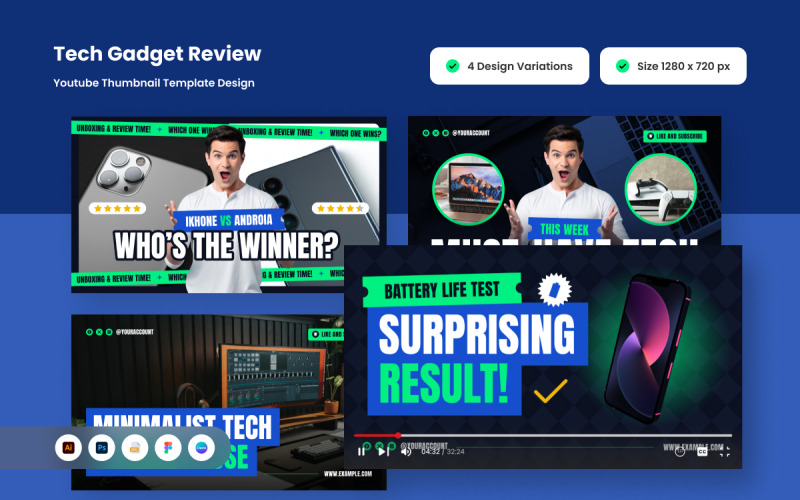 Náhled na YouTube s recenzí technologických vychytávek