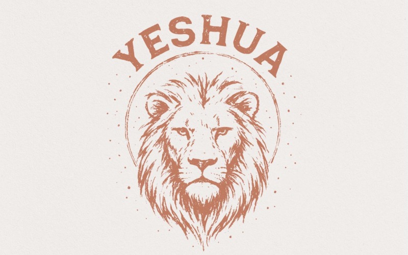 Yeshua PNG, León de Judá Descarga digital, Arte de camiseta cristiana espiritual, PNG religioso,