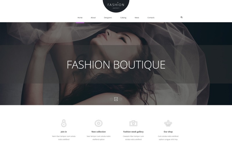 Divat Joomla sablon