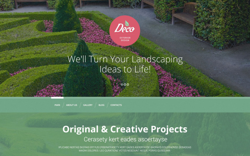 внешний дизайн мастерство wordpress тема