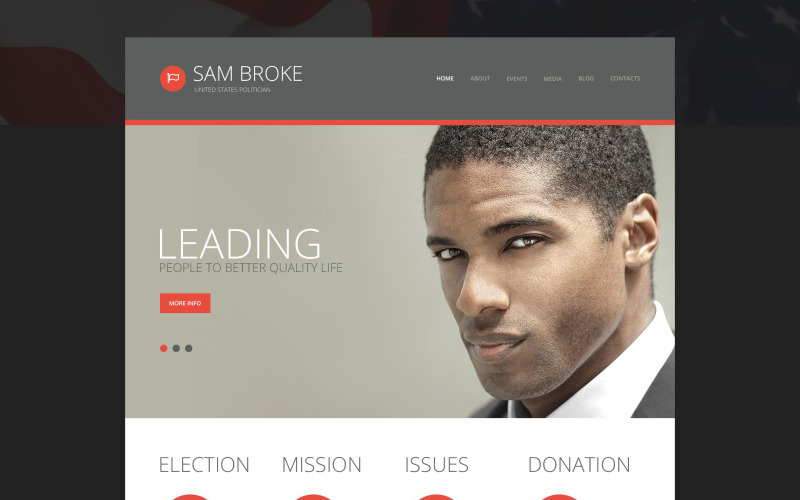 Politik WordPress-tema