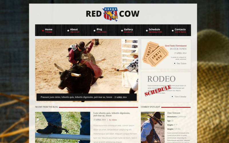 Populariteit van Rodeo Business Drupal-sjabloon