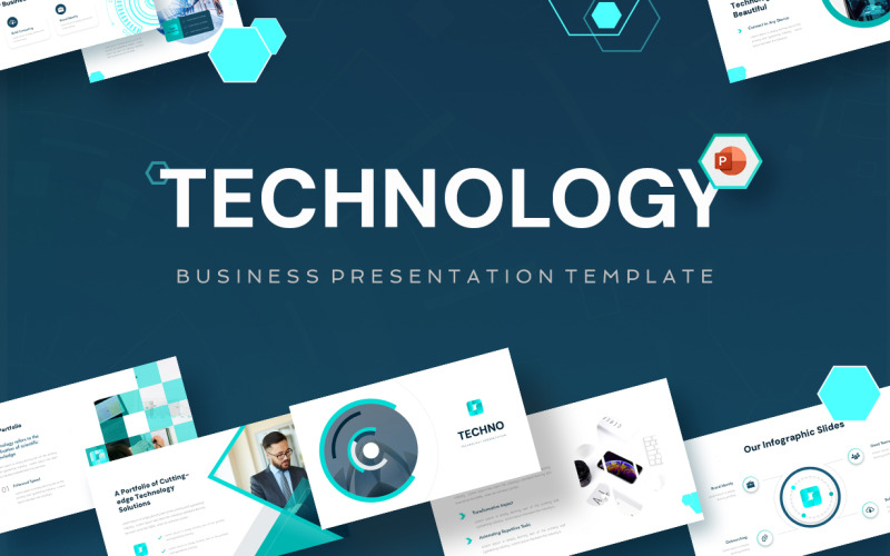 Techno - Technologie PowerPoint-presentatiesjabloon