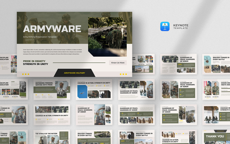 Armyware — шаблон основного доклада для военных и армейских организаций