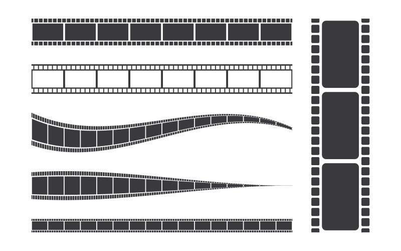 Film Odtwarzacz filmowy kino projekt wektorowy ilustracja