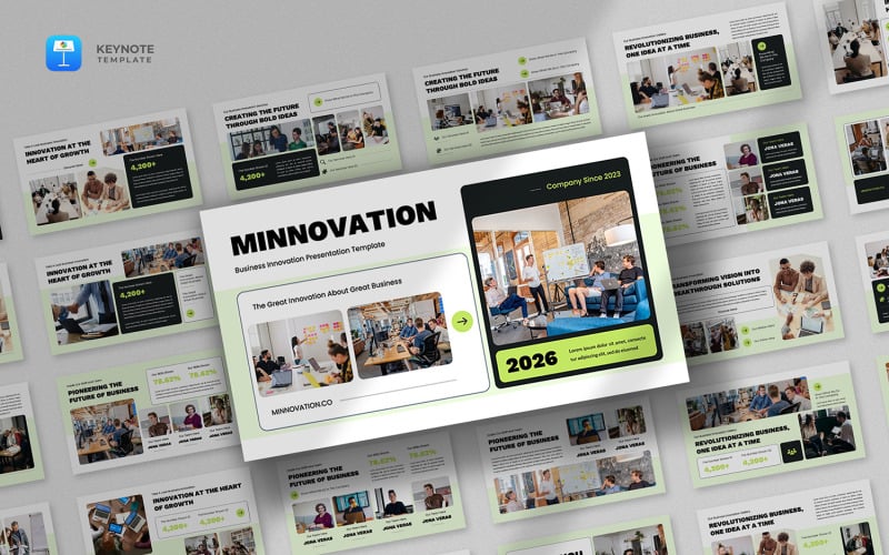 Minnovation – Keynote-Vorlage für Geschäftsinnovation