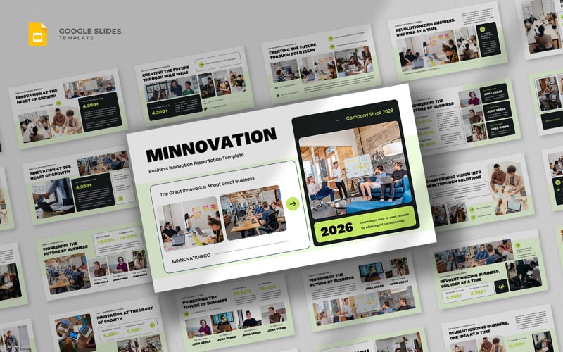Minnovation - Modelo de Apresentação do Google para Inovação Empresarial