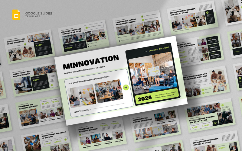 Minnovation - Üzleti innovációs Google Slides sablon
