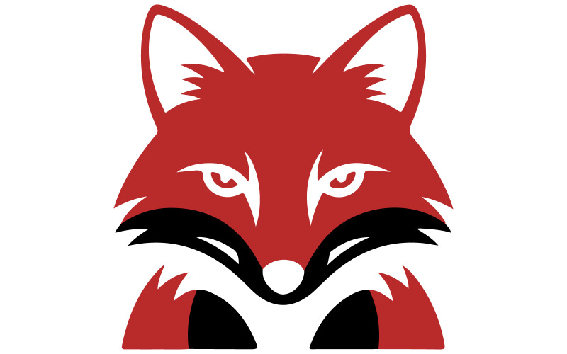 Een logo-ontwerp met een opvallende rode vos