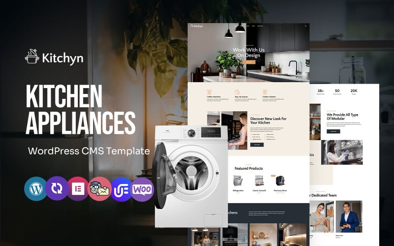Kitchyn - Kitchen Appliances Multipurpose WordPress Elementor Theme