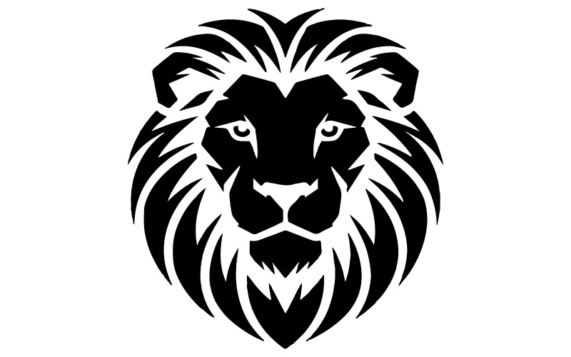 Skapa en t-shirtdesign med lejonhuvud
