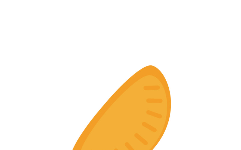 Cherry Patty Flat Vector Icon for Web Design and Food Branding