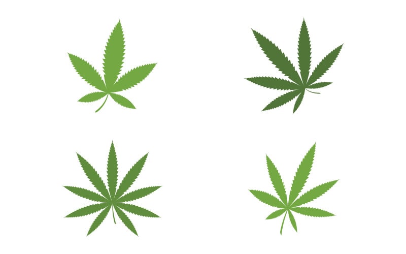Modèle de conception d'illustration de panneau de marijuana Canabis v.3