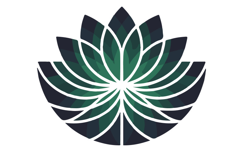 Una ilustración vectorial de un diseño de logotipo de emblema moderno
