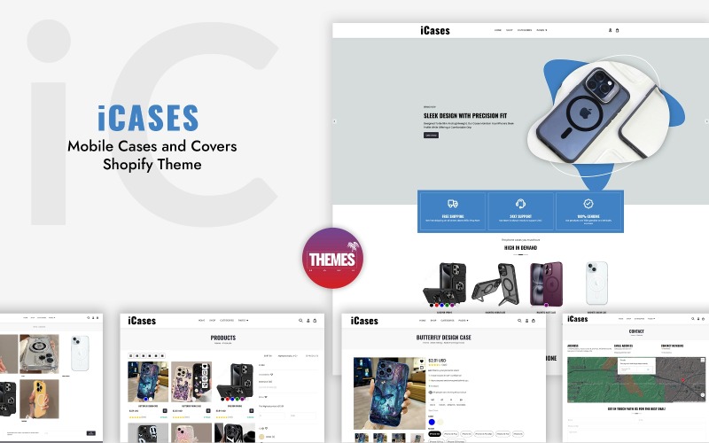 iCases – Handyhüllen und -Cover Shopify-Theme