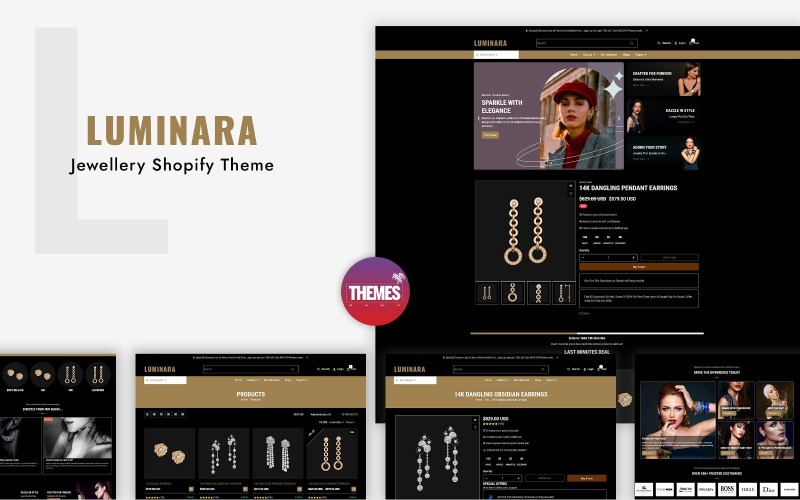 Luminara - Tema Shopify per gioielli - OS 2.0