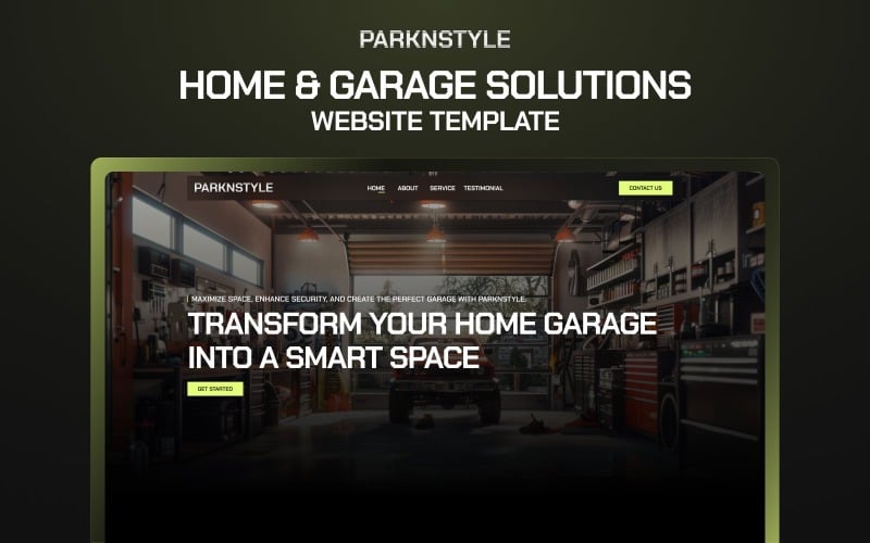 ParkNStyle - Home & Garage Solutions Elementor Template