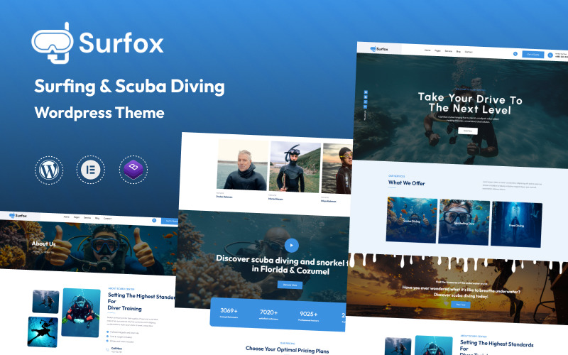 Surfox – motyw WordPress dla miłośników surfingu i nurkowania