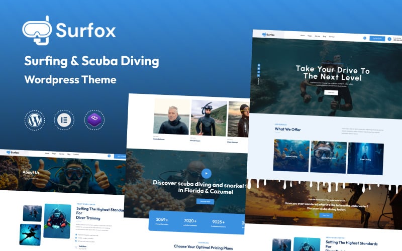 Surfox - Surfing & Scuba Diving WordPress Theme