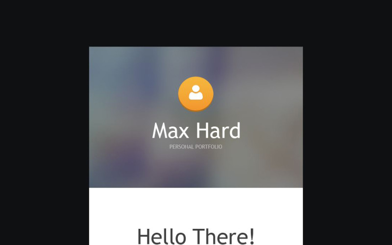 дизайнер портфолио отзывчивый шаблон информационного бюллетеня