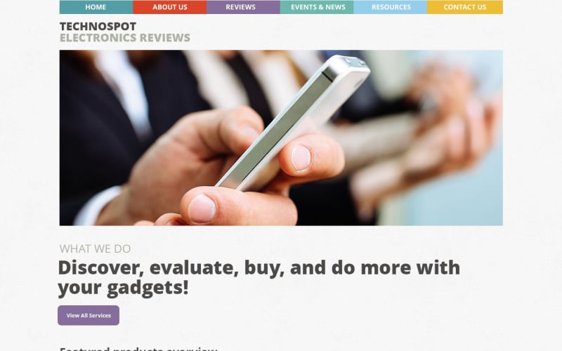 Electronics Bewertungen WordPress Theme