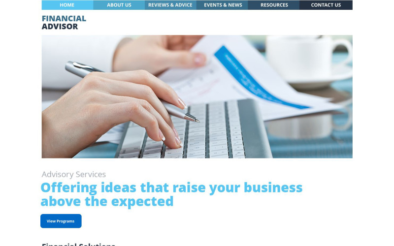 Thème WordPress pour conseiller financier