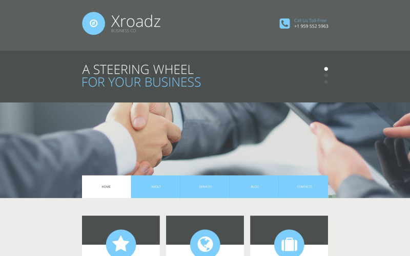WordPress motiv Xroadz