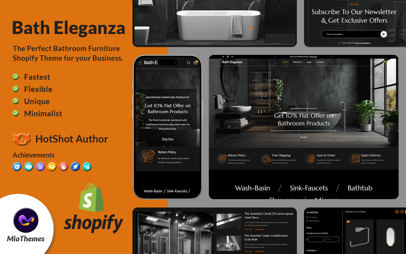 Bath Eleganza - Badrumsmöbler Shopify 2.0-tema