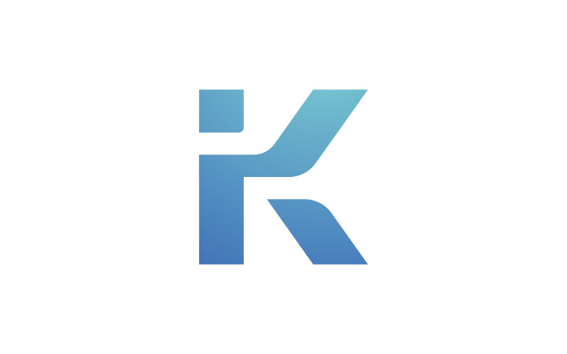 Letter k logo vector sjabloon, Creatief K Letter initiaal logo ontwerp V0.