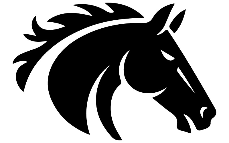 En illustration av en hästlogotyp