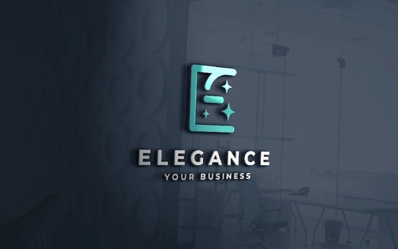 Логотип Elegance Letter E Star