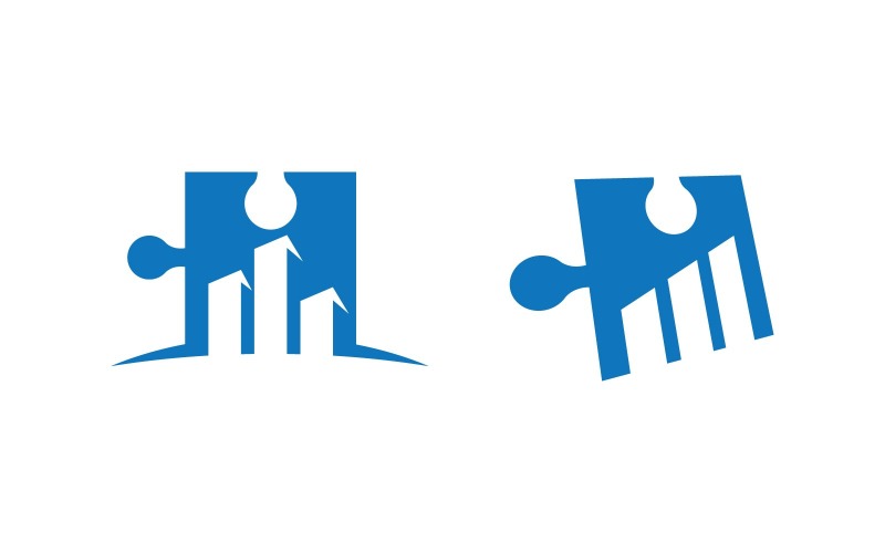 Företagsinvesteringar Finansikon Logotypdesign v2.2