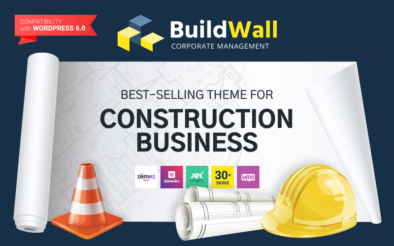 BuildWall - İnşaat Şirketi Çok Amaçlı WordPress Teması