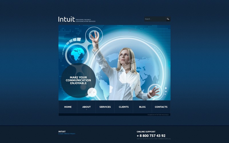 Duyarlı İletişim Joomla Şablonu