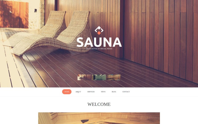 sauna moto cms html шаблон