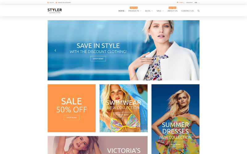 Thème Shopify de vêtements d'origine