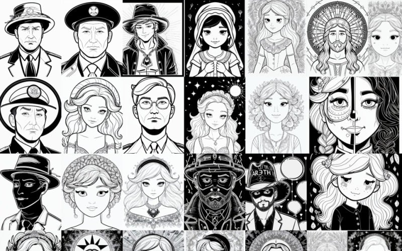 AI Portrait Gallery Collectie - 26 Unieke Ontwerpen