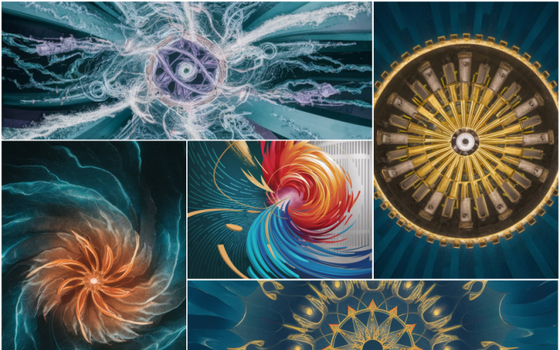 Kosmische Harmonie: Digitale Mandala-Sammlung