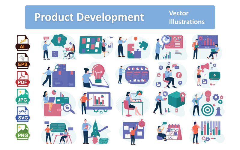 Ilustraciones de desarrollo de productos: desde el concepto hasta el lanzamiento