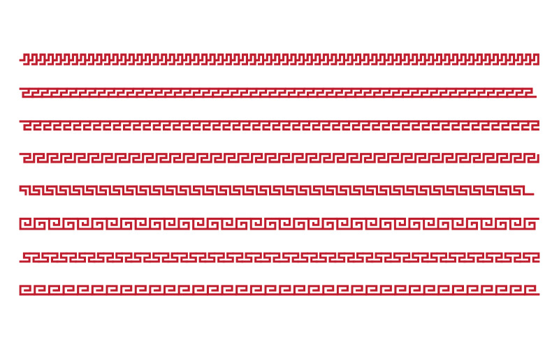 Šablona návrhu vektorové ilustrace čínské hranice v.2
