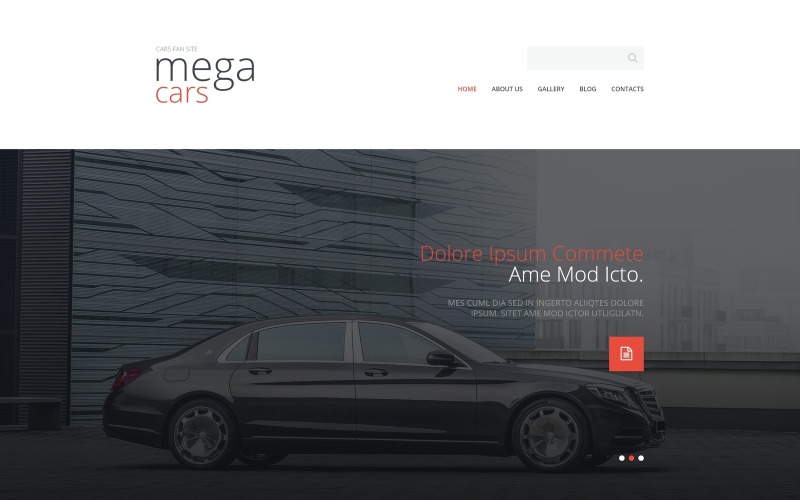 Auto's Fan Site Joomla-sjabloon