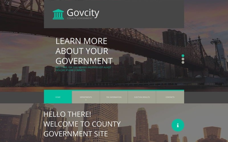 html шаблон government moto cms