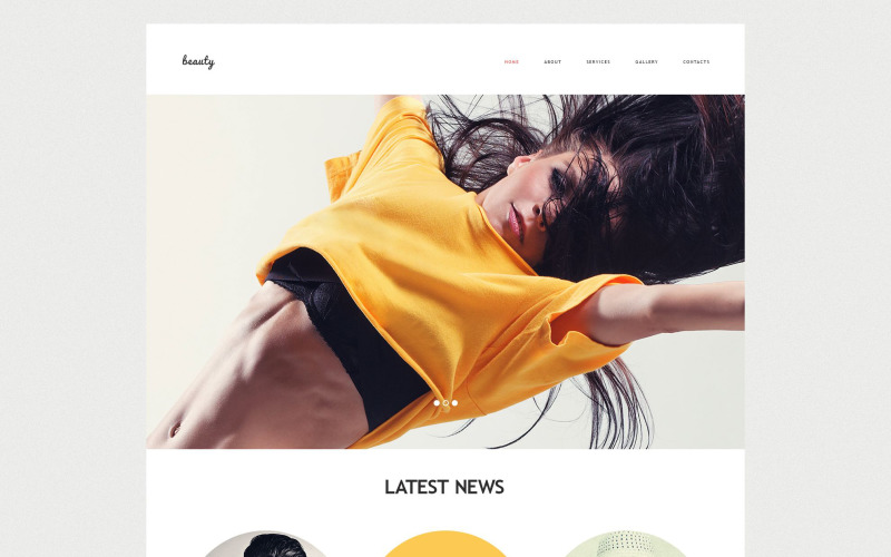 шаблон модельного агентства muse