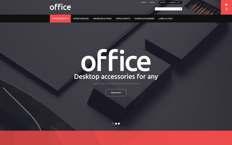 Office PrestaShop-tema