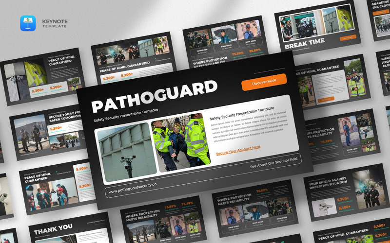 Pathoguard - Keynote-sjabloon voor beveiliging en veiligheid