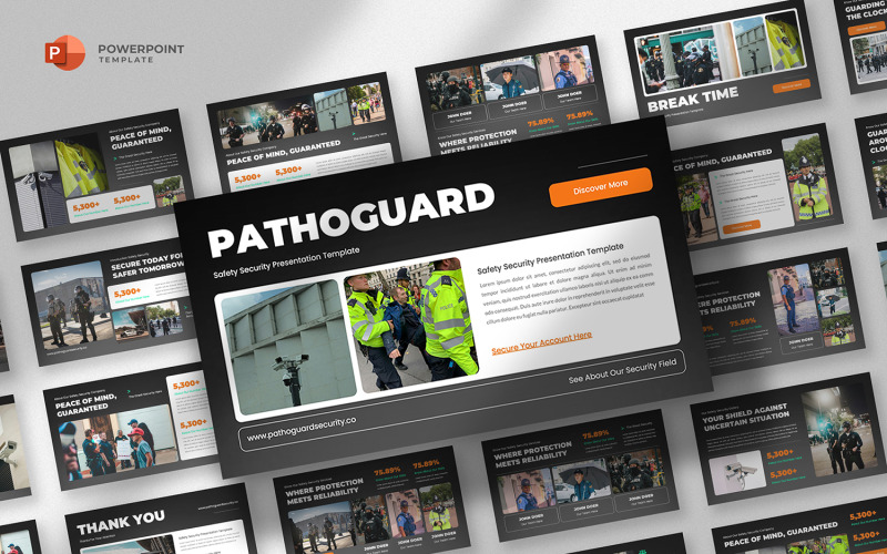 Pathoguard - PowerPoint-mall för säkerhet och trygghet