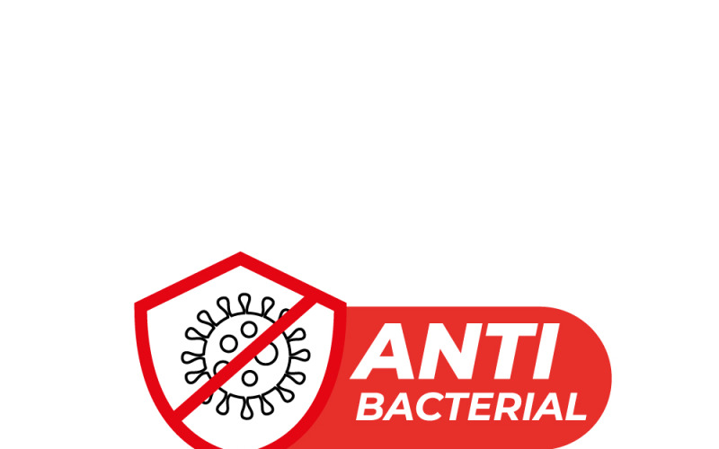 Antibacterial Shield Symbol for Hygiene Product Certification