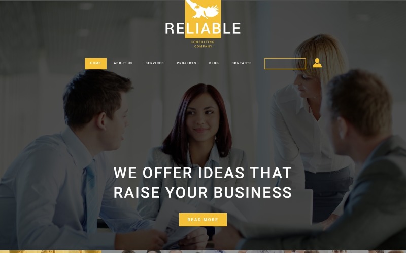 Business Consulting Company Joomla-sjabloon